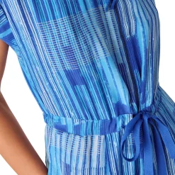 Stripe Drawstring Pocket Jumpsuit
