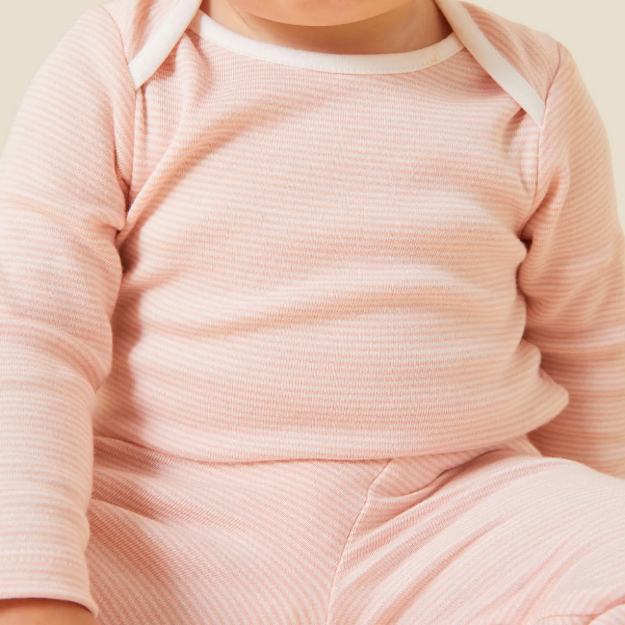 Striped Logo Bodysuit