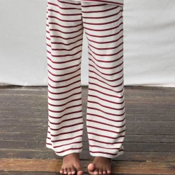 Striped Wide Leg Trousers