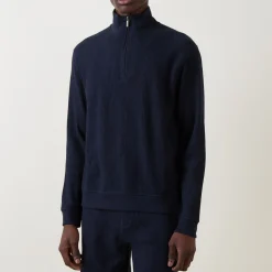 Structured Half-Zip Sweatshirt