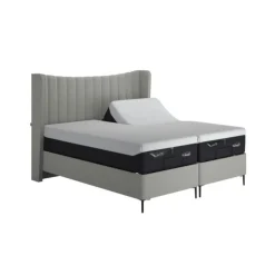 Suffolk Adjustable Divan Soho Light Grey 6ft - Super King