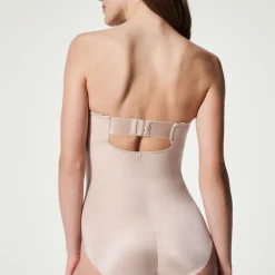 Suit Your Fancy Medium Control Strapless Cupped Brief Bodysuit