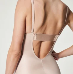 Suit Your Fancy Medium Control Plunge Low Back Mid-Thigh Bodysuit