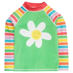 Sun Safe Striped Floral Rash Vest