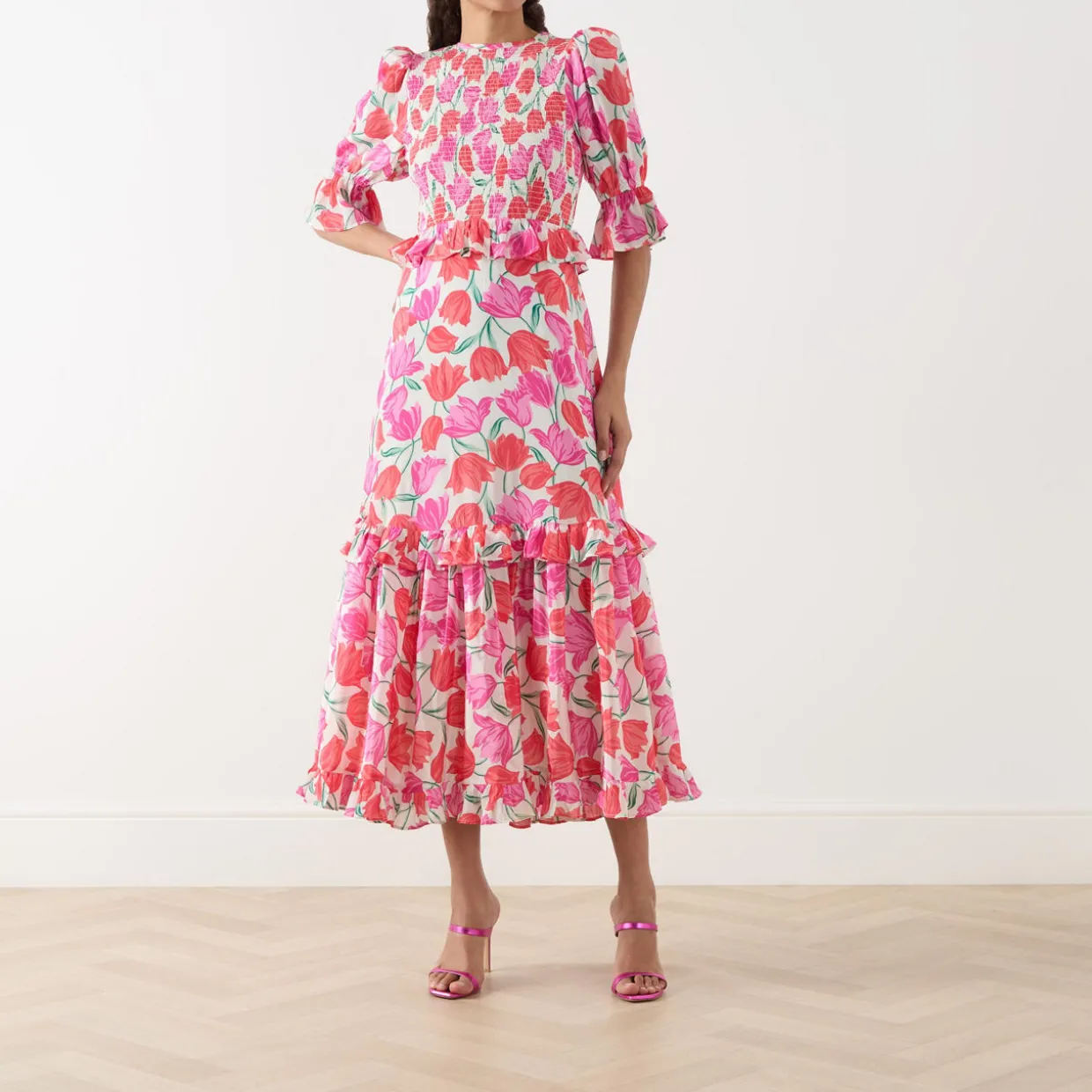 Tallulah Floral Flared Dress