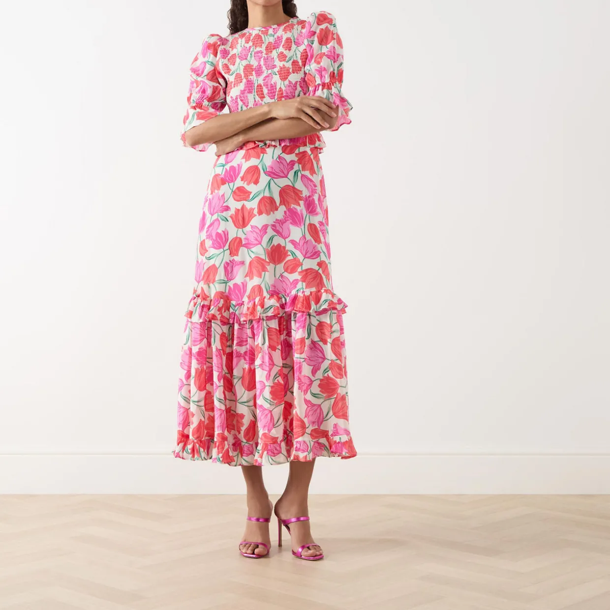 Tallulah Floral Flared Dress