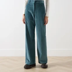 Tania Straight Leg Corduroy Trousers