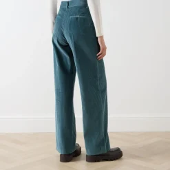Tania Straight Leg Corduroy Trousers