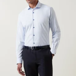 Tapered Fit Cotton-Blend Shirt