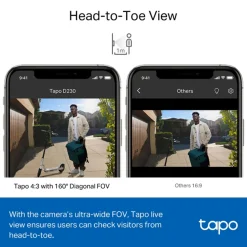 Tapo 2K Doorbell & Chime