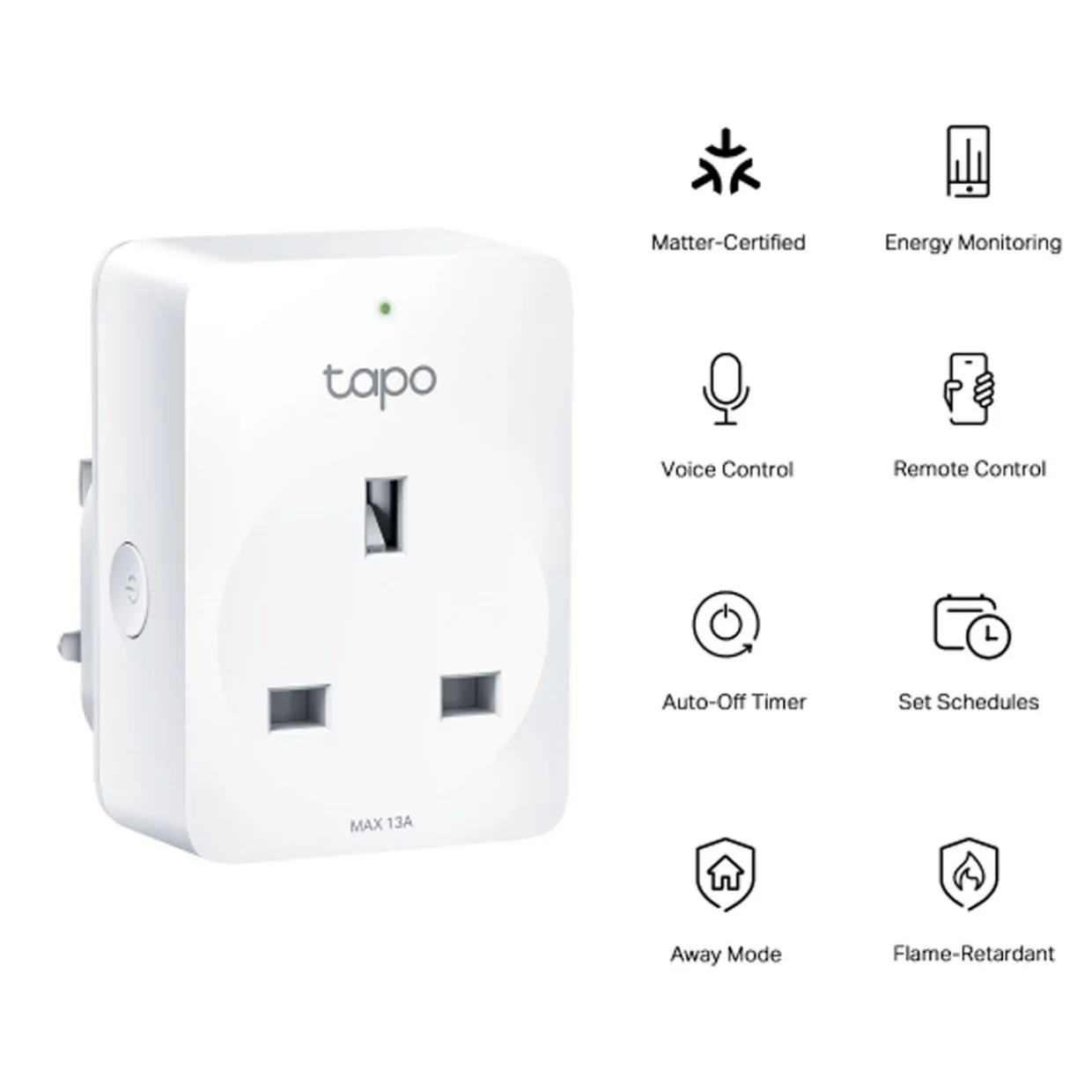 Tapo Mini Smart Wi-Fi Plug Energy Monitor