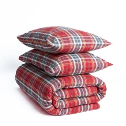 Tartan Flannel Duvet Set