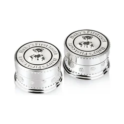 Teddy Bear First Tooth & Curl Two-Piece Set
