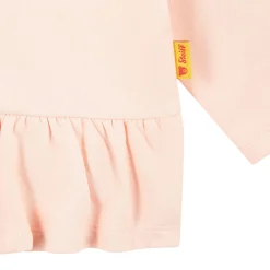 Teddy Bear Ruffle Hem Sweatshirt