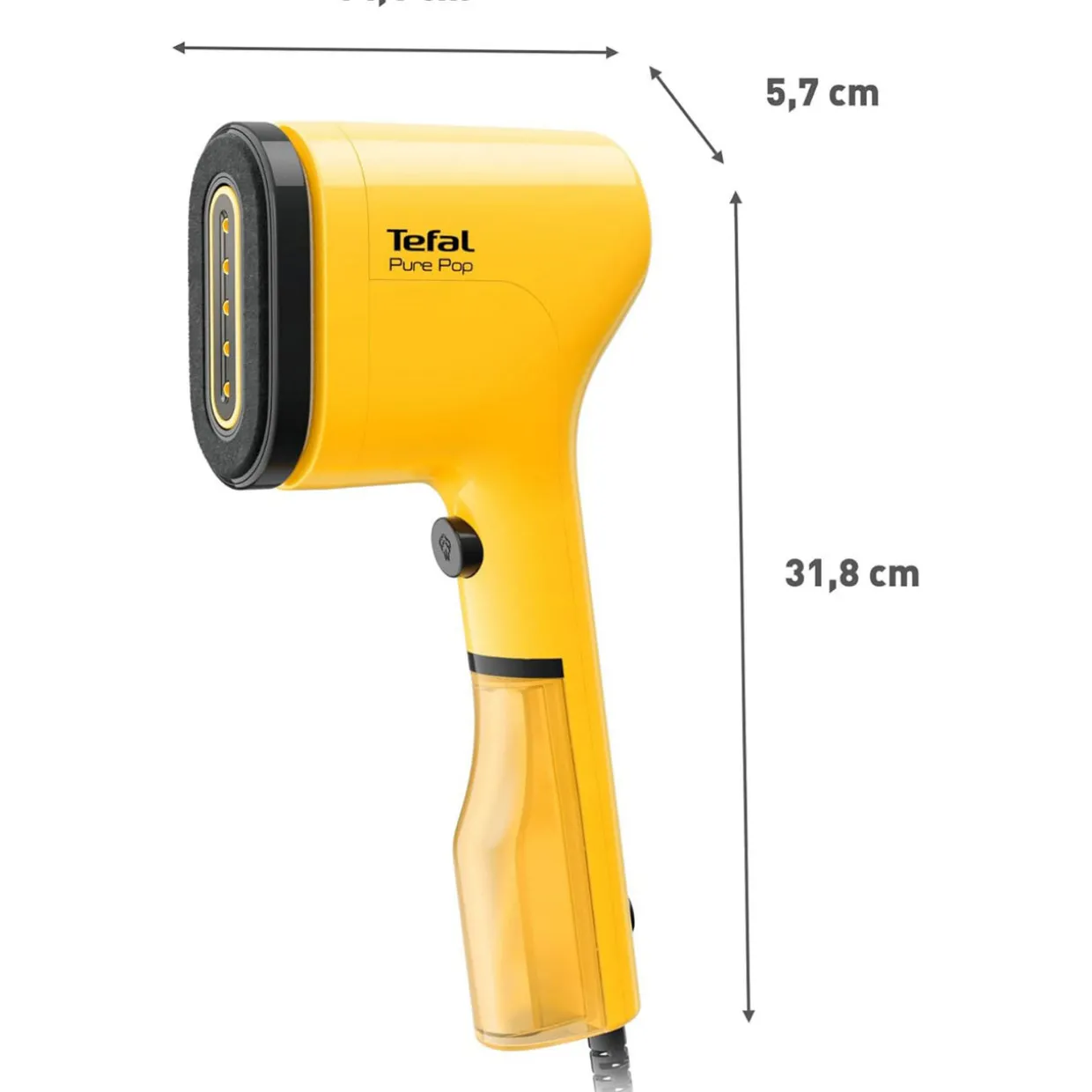 Tefal Pure Pop Steamer Yellow