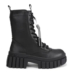 Tegan Lace-Up Two Biker Boots