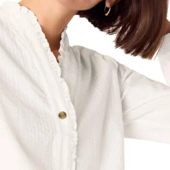 Textured Frill Blouse