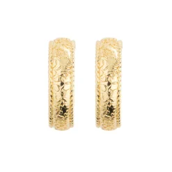 Textured Hoop Earrings