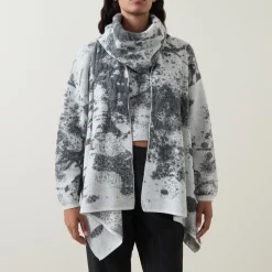 Textured Scarf Sweater