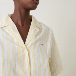 TH Logo Striped Pyjama Top