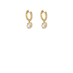 That Sparkle Mini Pavé Huggies