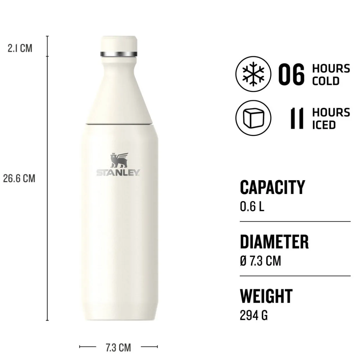 The Cream All Day Slim Bottle 0.6L