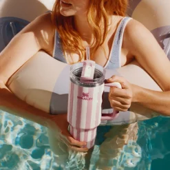 The Peach Whip Cabana Quencher H2.0 FlowState Tumbler single 1.18L