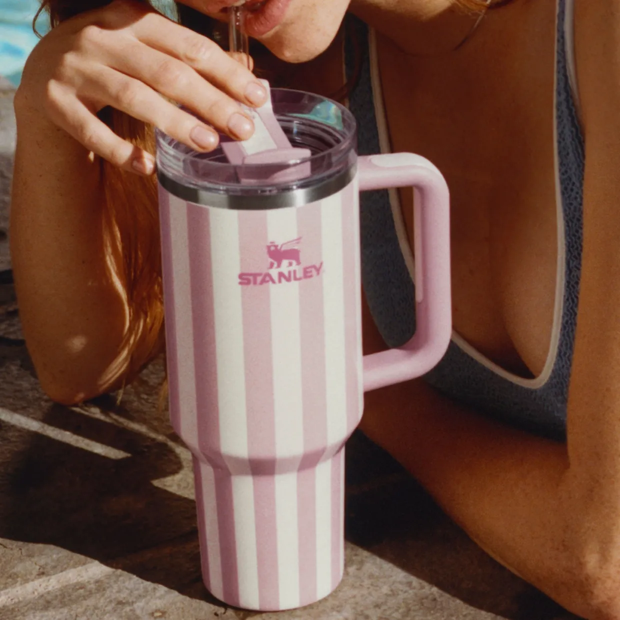 The Peach Whip Cabana Quencher H2.0 FlowState Tumbler single 1.18L