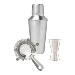 Three Piece Stainless Steel Cocktail Set