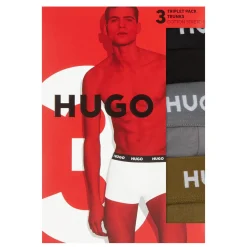 Three-Pack Assorted Logo Trunks