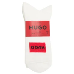 Three-Pack Rib Logo Socks