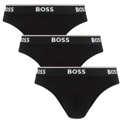 Three-Pack Solid Logo Briefs
