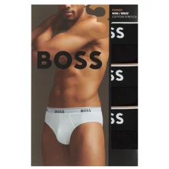 Three-Pack Solid Logo Briefs