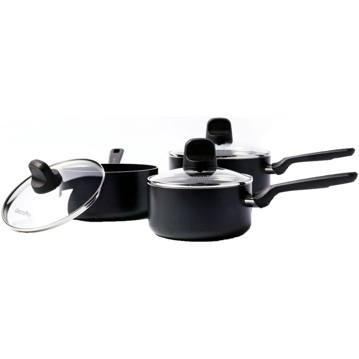 Three-Piece Non-Stick Saucepan Set
