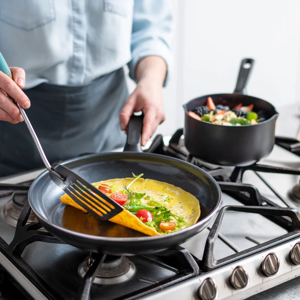 Three-Piece Non-Stick Saucepan Set