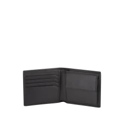 Tibby Contrast Logo Leather Wallet
