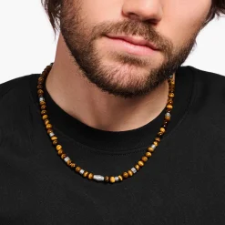 Tiger's Eye Beaded Necklace