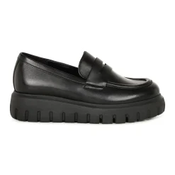 Tikka Leather Wedge Loafers