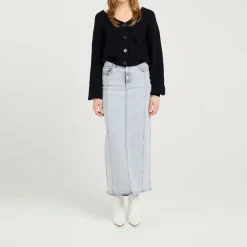 Tillia Denim Pencil Skirt