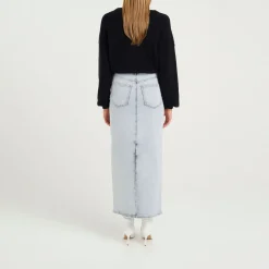 Tillia Denim Pencil Skirt
