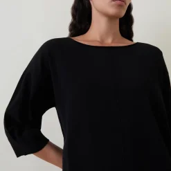 Tipped Knit Mini Dress