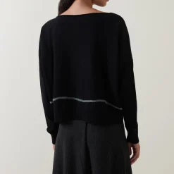 Tipped Knit Sweater