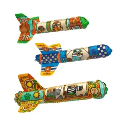To the Sky Inflatable Plane Colouring Kit