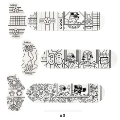 To the Sky Inflatable Plane Colouring Kit