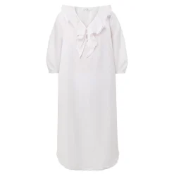 Toby Voile Ruffle-Trim Night Dress