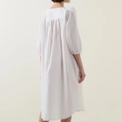 Toby Voile Ruffle-Trim Night Dress