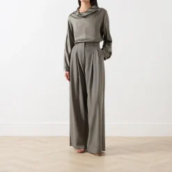 Torba Draped Blouse