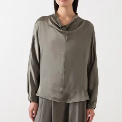 Torba Draped Blouse