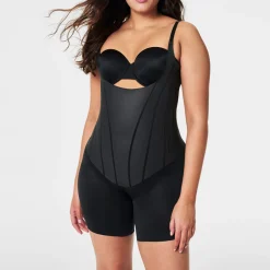 TotalContour Open-Bust Mid-Thigh Bodysuit