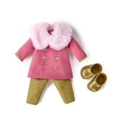 Toy Doll Designer Peacoat Set